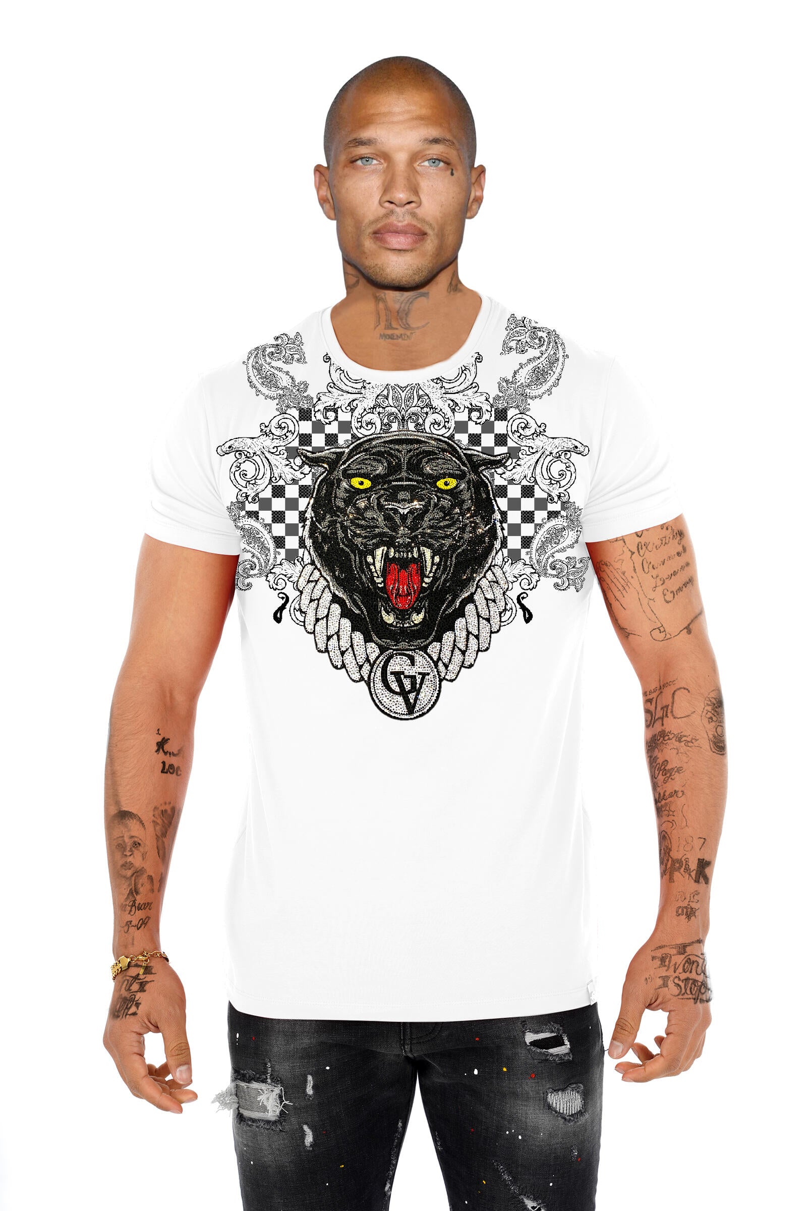 T-Shirt Wild Bling GV2719 Strass