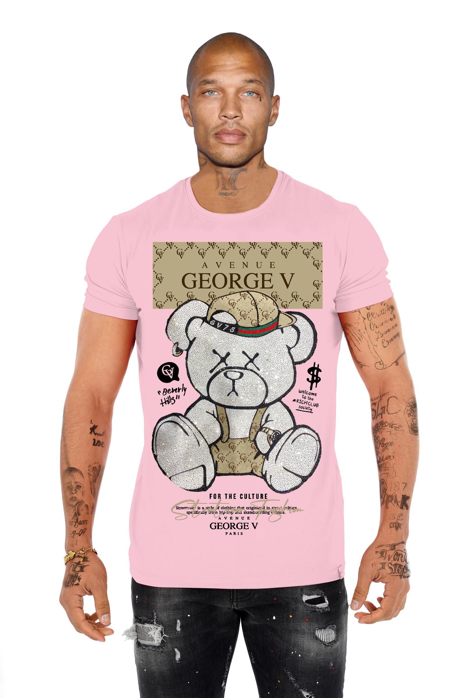 T-shirt strass Shinybear GV2705