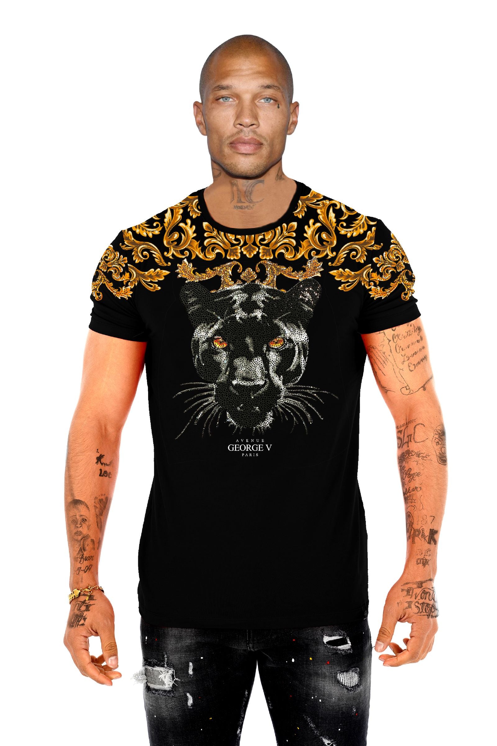 T-Shirt Pantera GV2770 Strass