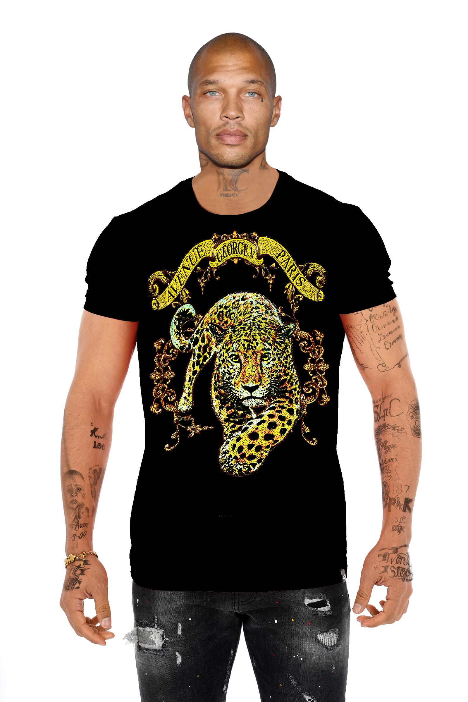 T-Shirt Feline GV2766 Strass